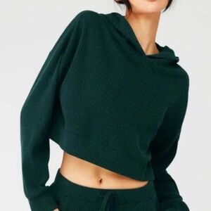 Alo Yoga Muse set Midnight Green, Hoodie  XS, sweatpant XXS